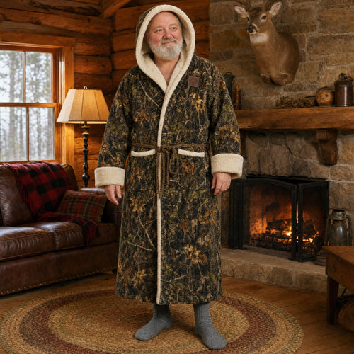 BuckRobes - Heated Camo Robe