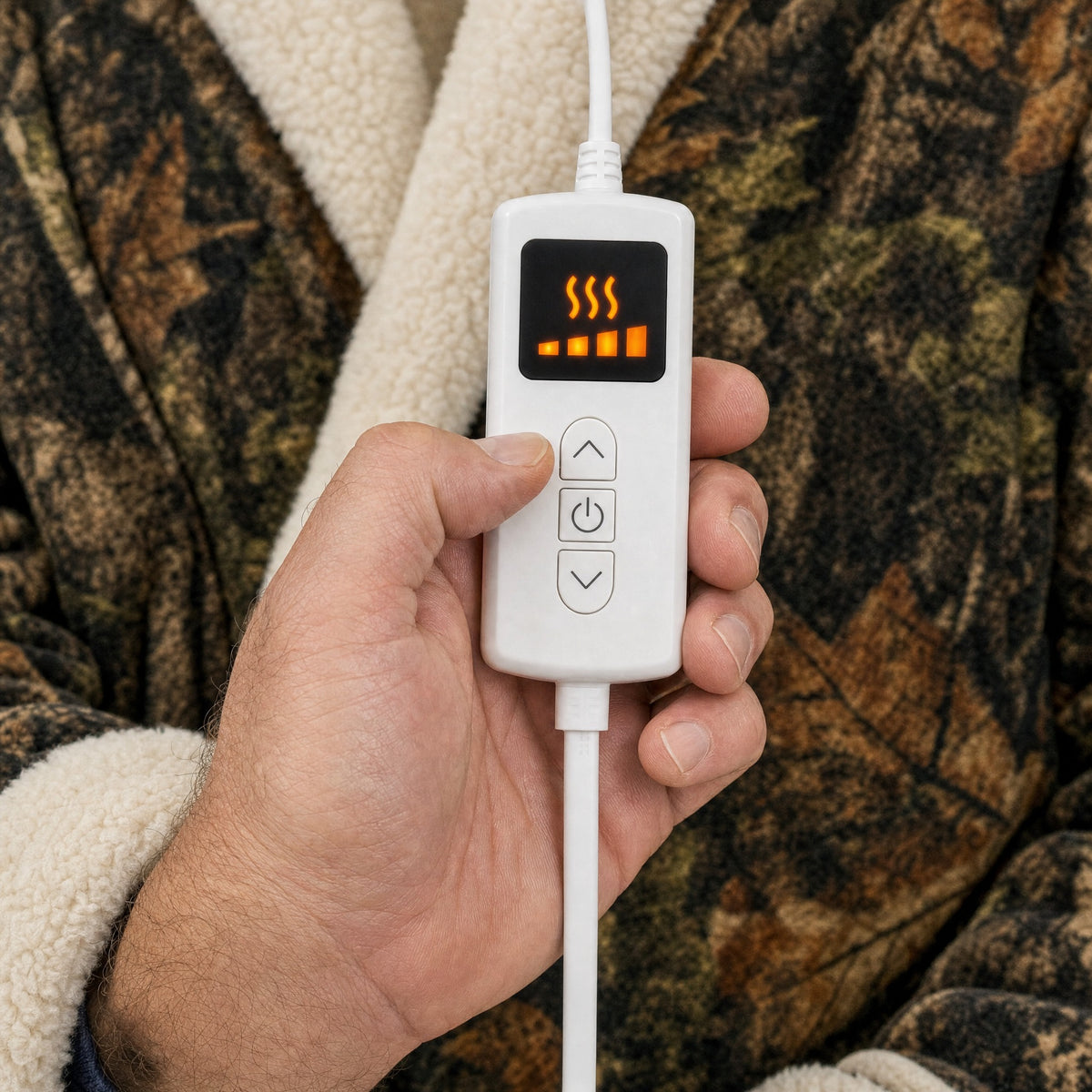 BuckRobes - Heated Camo Robe